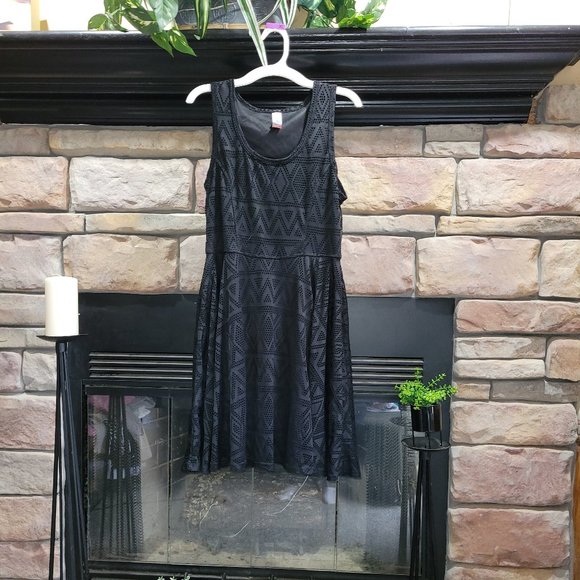 No Boundaries Dresses & Skirts - No Boundaries black lace tank dress Size L